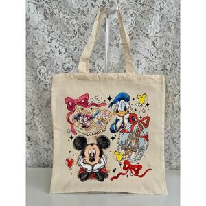 Disney Mickey & Friends Castle Canvas Tote Bag